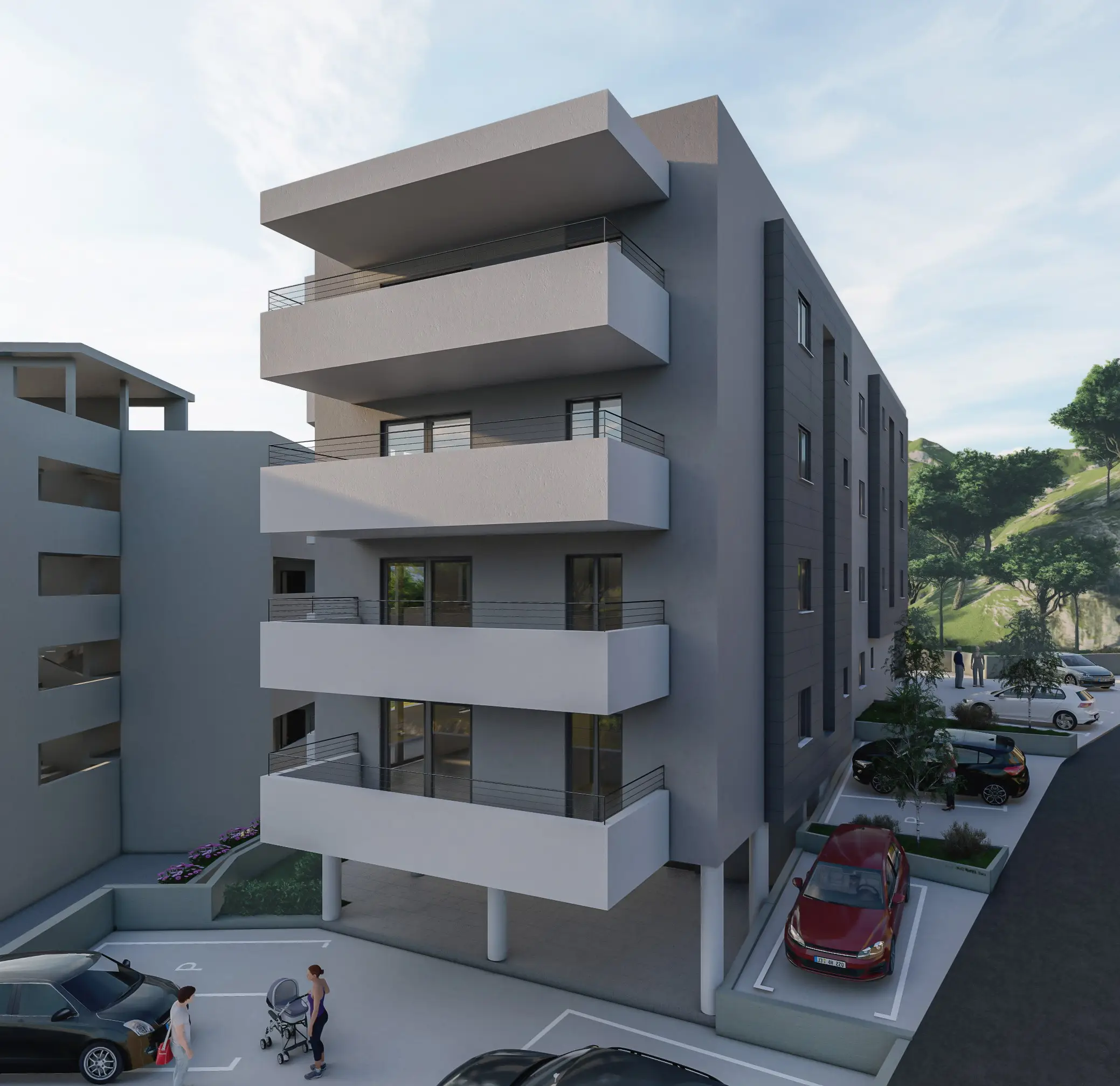 Stambena zgrada Zadar – 3D vizualizacija